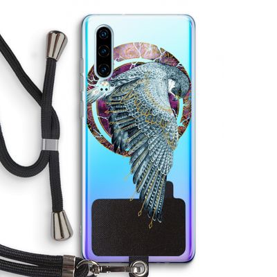 Golden Falcon: Huawei P30 Transparant Hoesje met koord