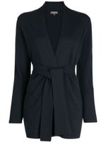 N.Peal cardigan en cachemire à taille ceinturée - Gris
