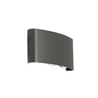 QAZQA Buiten wandlamp donkergrijs incl. LED 6-lichts IP54 - Silly - thumbnail