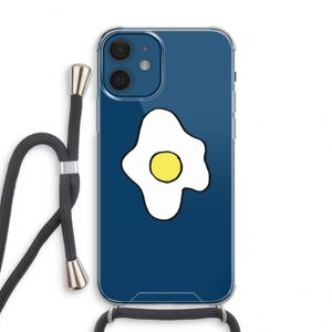 Spiegelei: iPhone 12 mini Transparant Hoesje met koord