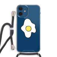 Spiegelei: iPhone 12 mini Transparant Hoesje met koord