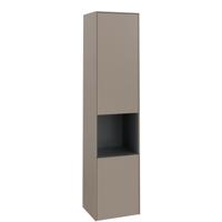Villeroy & Boch Subway 3.0 Hoge kast - 171x40x36.2cm 2 deuren - Taupe C58802VM