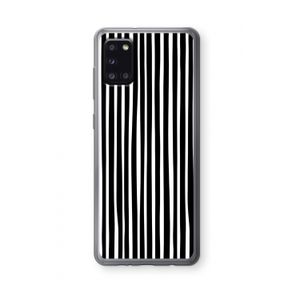 Stripes: Samsung Galaxy A31 Transparant Hoesje