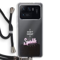 Sparkle quote: Xiaomi Mi 11 Ultra Transparant Hoesje met koord