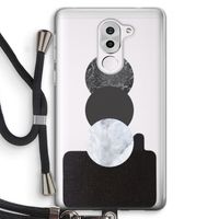 Marmeren cirkels: Honor 6X Transparant Hoesje met koord