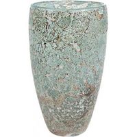 Vase Aya partner ice green glazen vaas 16 cm - thumbnail