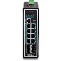 Trendnet TI-PG1284i Managed L2+ Gigabit Ethernet (10/100/1000) Power over Ethernet (PoE) Zwart - thumbnail