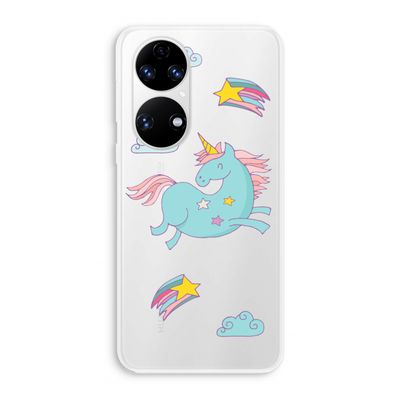 Vliegende eenhoorn: Huawei P50 Transparant Hoesje