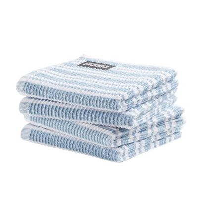 DDDDD DDDDD vaatdoek Stripe pastel blue 30 x 30 cm