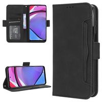 Cardholder Series Motorola Moto G Power 5G Portemonnee Hoesje - Zwart