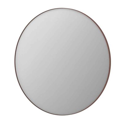 INK SP15 Spiegel - 120x4x120cm - rond - verzonken in aluminium kader - aluminium koper geborsteld 8408594