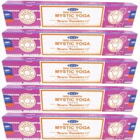 5x Nag Champa wierook Mystic Yoga 15 gram - thumbnail