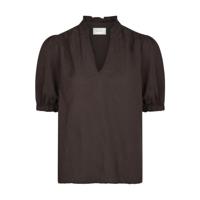 Neo noir - Bruin | Dames | Blouse | Bruin | 42 | regular | Kamst mode