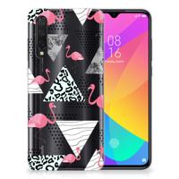 Xiaomi Mi 9 Lite | TPU Hoesje | Flamingo Triangle