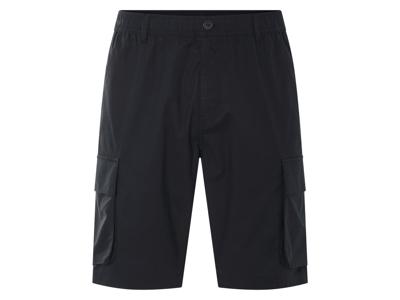 LIVERGY Heren cargoshorts (Zwart, M)