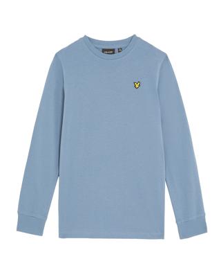 Lyle & Scott winter t-shirt jongens - blauw - longsleeve