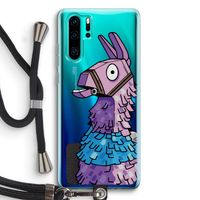 Lama: Huawei P30 Pro Transparant Hoesje met koord