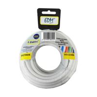 Kabel EDM 28055 Wit 2 x 0,75 mm 5 m