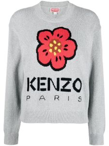 Kenzo pull Boke Flower à col rond - Gris