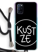 KUST ZE: Oppo A92 Transparant Hoesje met koord