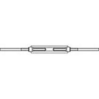 TOOLCRAFT TO-6866034 Spanmoer met 2 laseinden M20 Staal Verzinkt DIN 1480 1 stuk(s)