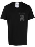 Moschino t-shirt en coton à imprimé Teddy Bear - Noir