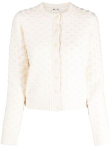 Ports 1961 cardigan à encolure ronde - Blanc