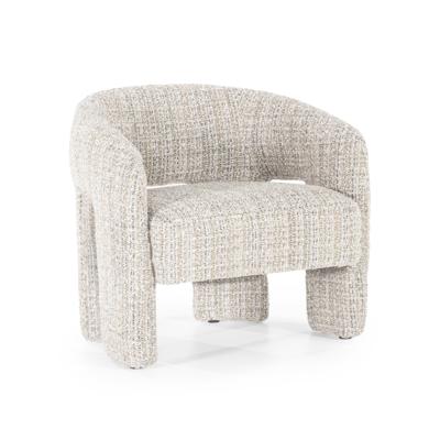 Eleonora Fauteuil 'Hamilton' Grove Bouclé, kleur Taupe
