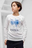 Vingino X Messi Logo T-Shirt Kids Wit - Maat 128 - Kleur: Wit | Soccerfanshop
