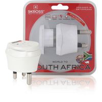 Reisadapter Wereld --> Zuid Afrika Geaard Reisstekker