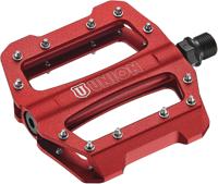 Union pedaal sp1300 alu cartridge+thrust lager. rood