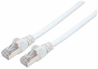 Intellinet 741408 RJ45 Netwerkkabel, patchkabel CAT 6a (losse kabel CAT 7) S/FTP 5.00 m Wit Halogeenvrij 1 stuk(s)