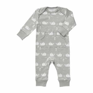 Fresk pyjama zonder voet Whale dawn grey Maat