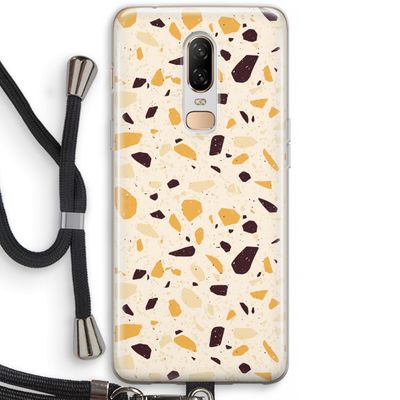 Terrazzo N°13: OnePlus 6 Transparant Hoesje met koord