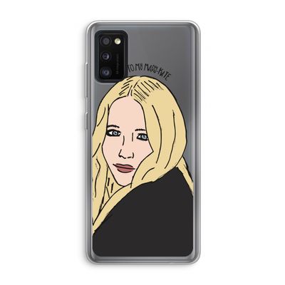Mary Kate: Samsung Galaxy A41 Transparant Hoesje