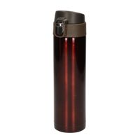 RVS thermosfles / isoleerfles voor onderweg 450 ml kastanje bruin RVS thermosfles / isoleerfles voor onderweg 450 ml kastanje bruin