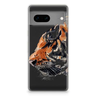 Smartphone hoesje Google Pixel 7 Watercolor Tiger