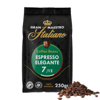 Gran Maestro Italiano Espresso Elegante - Koffiebonen 250 GR