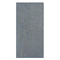 Cawö Cawö Two-Tone Stripe Badlaken 80x150 nachtblau