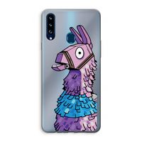 Lama: Samsung Galaxy A20s Transparant Hoesje