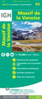 Fietskaart - Wandelkaart 03 Massif de la Vanoise | IGN - Institut Géographique National