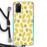 Herfst: Oppo A92 Transparant Hoesje met koord Herfst: Oppo A92 Transparant Hoesje met koord