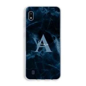 Midnight Marble: Samsung Galaxy A10 Transparant Hoesje