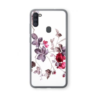 Mooie bloemen: Samsung Galaxy A11 Transparant Hoesje