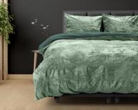 Crushed Crushed Velvet Katoen Dark Green