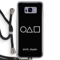 Squid Game: Samsung Galaxy S8 Plus Transparant Hoesje met koord