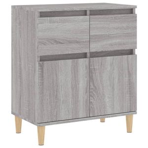 The Living Store Dressoir Zometown - 60 x 35 x 70 cm - Grijs Sonoma Eiken