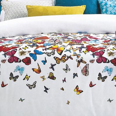 Dommelin Dommelin Dekbedovertrek Butterfly Satijn 300TC Multikleur 140x200/220 cm