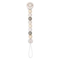 Goki houten fopspeenketting ster grijs