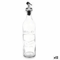 Flesje Vivalto Transparant Glas Siliconen Polypropyleen 500 ml (12 Stuks)